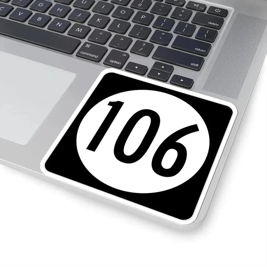 Iowa 106 (Iowa) (Road Sign) STICKER Vinyl Kiss-Cut Decal - The Sticker Space