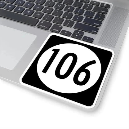 Iowa 106 (Iowa) (Road Sign) STICKER Vinyl Kiss-Cut Decal - The Sticker Space