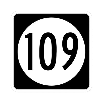 Iowa 109 (Iowa) (Road Sign) STICKER Vinyl Kiss-Cut Decal 3 Inch White - The Sticker Space