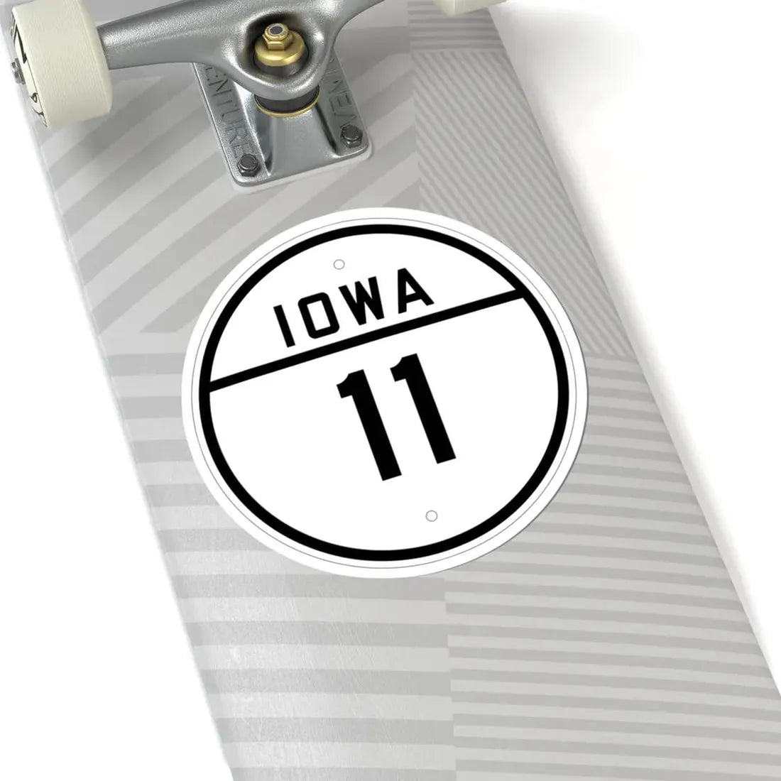 Iowa 11 1926 (Iowa) (Road Sign) STICKER Vinyl Kiss-Cut Decal - The Sticker Space