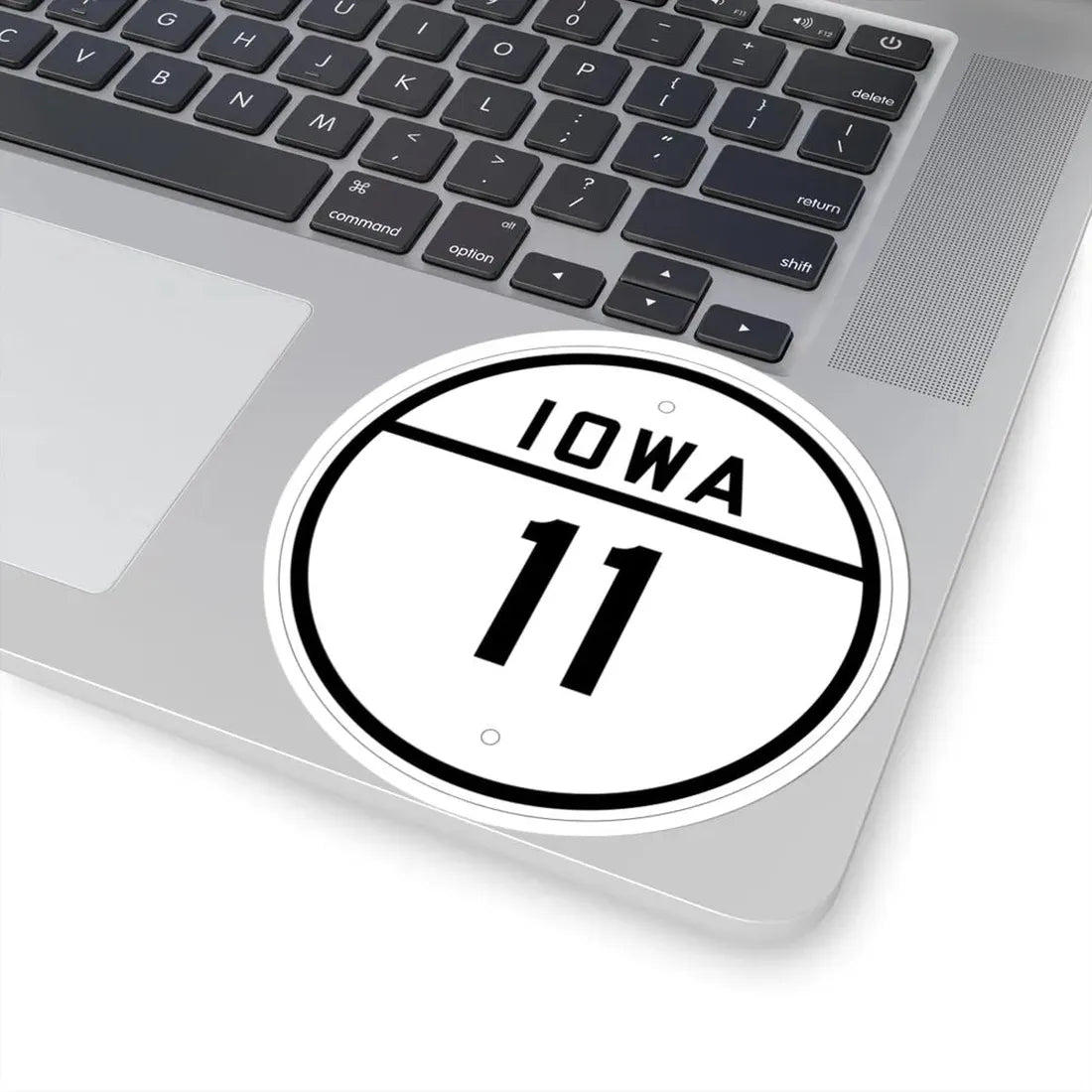Iowa 11 1926 (Iowa) (Road Sign) STICKER Vinyl Kiss-Cut Decal - The Sticker Space