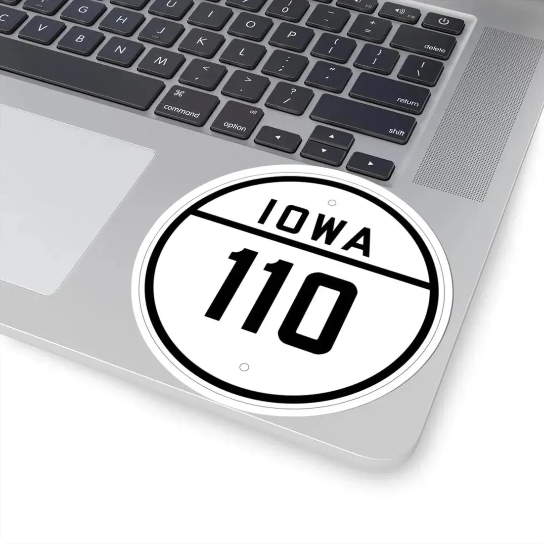 Iowa 110 1926 (Iowa) (Road Sign) STICKER Vinyl Kiss-Cut Decal - The Sticker Space