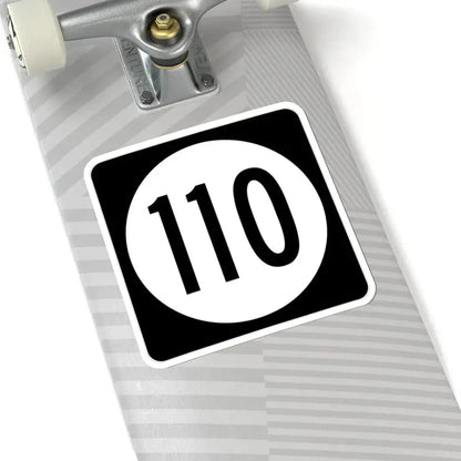 Iowa 110 (Iowa) (Road Sign) STICKER Vinyl Kiss-Cut Decal - The Sticker Space