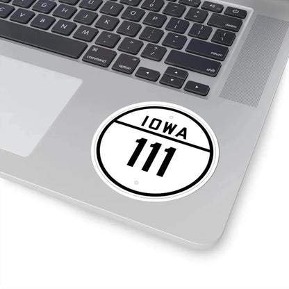 Iowa 111 1926 (Iowa) (Road Sign) STICKER Vinyl Kiss-Cut Decal - The Sticker Space