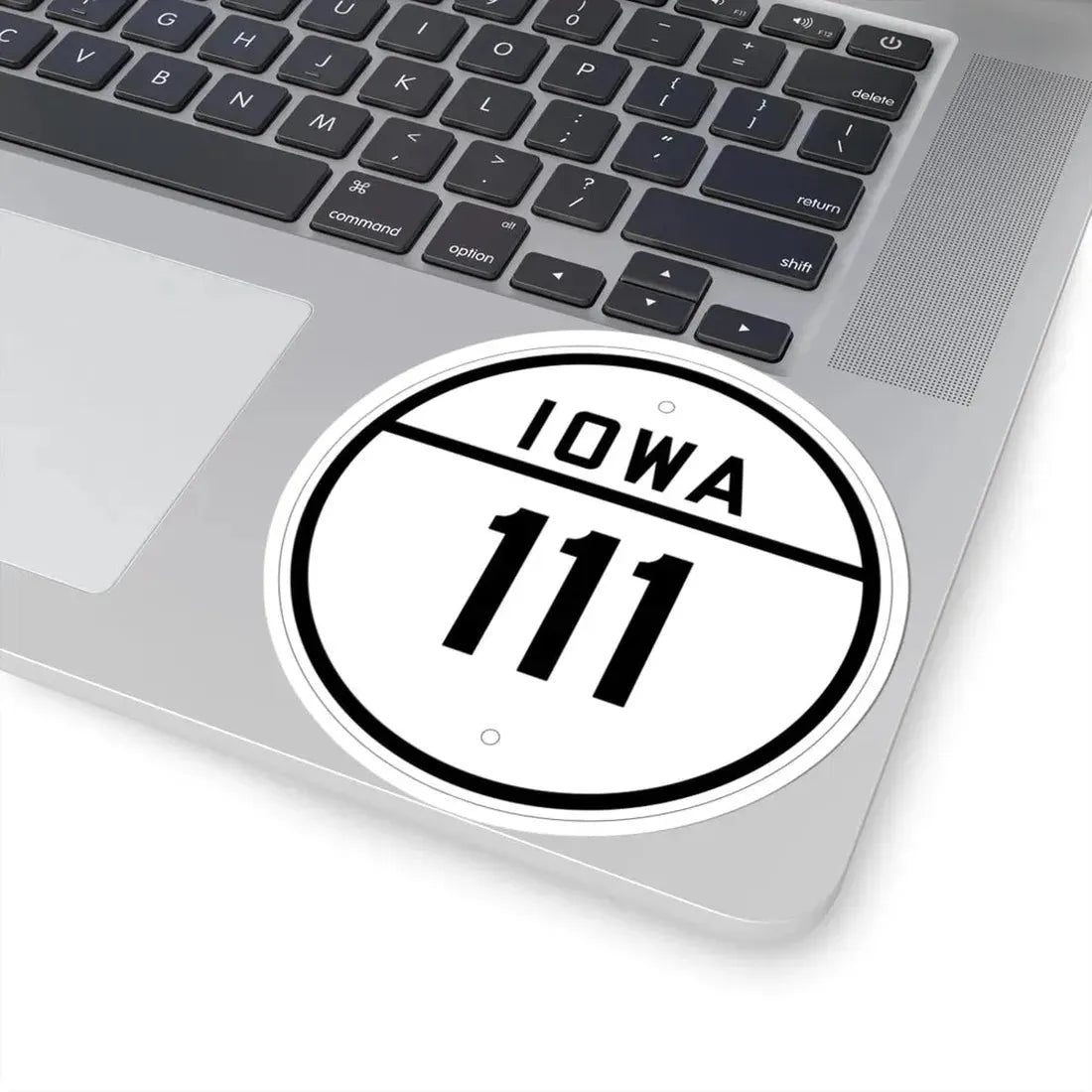 Iowa 111 1926 (Iowa) (Road Sign) STICKER Vinyl Kiss-Cut Decal - The Sticker Space