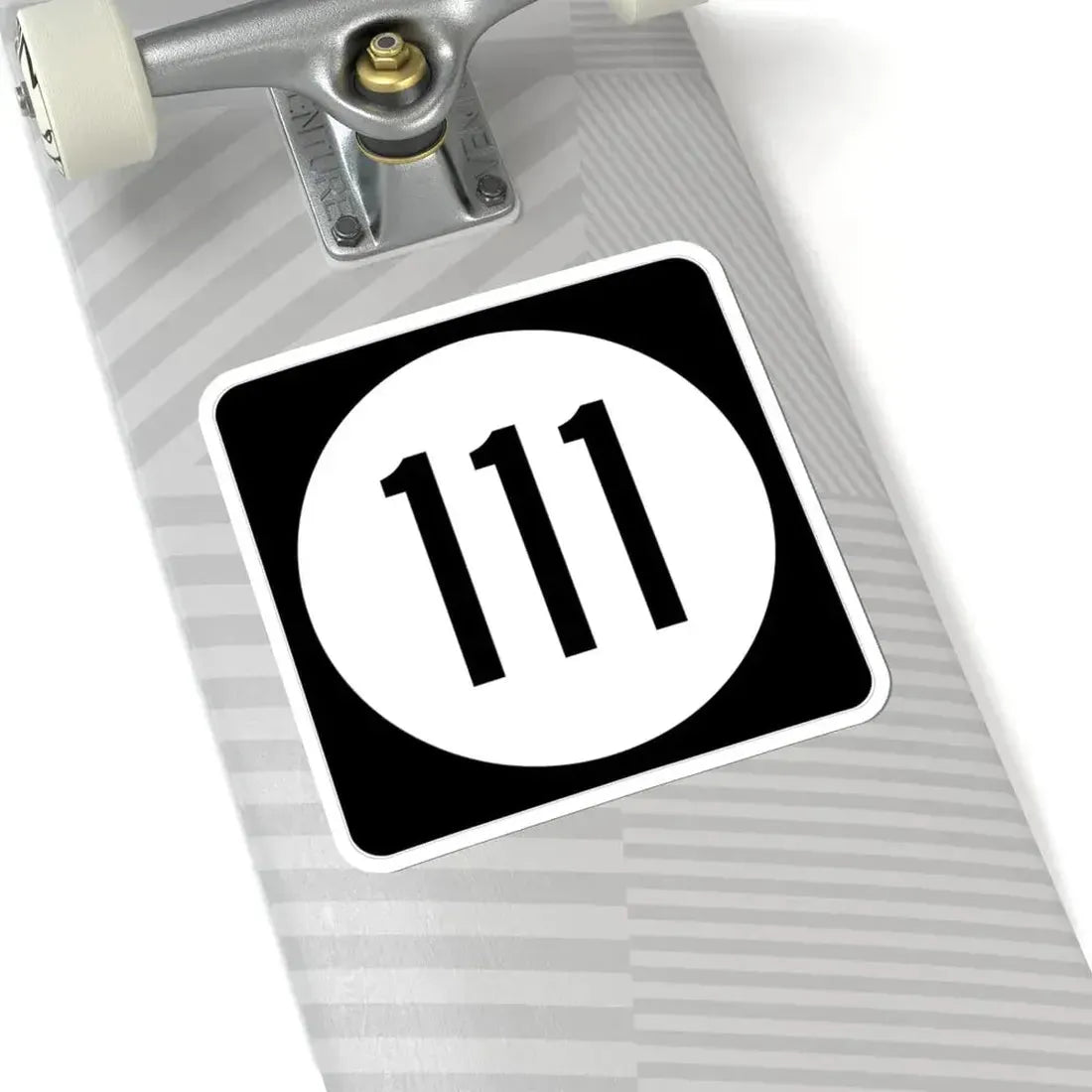 Iowa 111 (Iowa) (Road Sign) STICKER Vinyl Kiss-Cut Decal - The Sticker Space