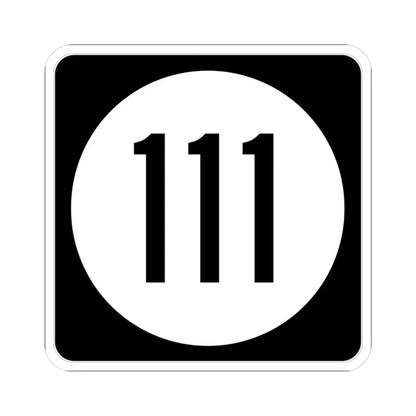 Iowa 111 (Iowa) (Road Sign) STICKER Vinyl Kiss-Cut Decal - The Sticker Space