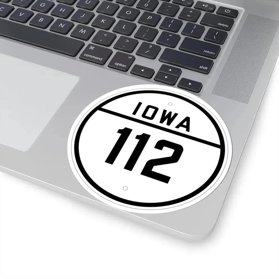 Iowa 112 1926 (Iowa) (Road Sign) STICKER Vinyl Kiss-Cut Decal - The Sticker Space