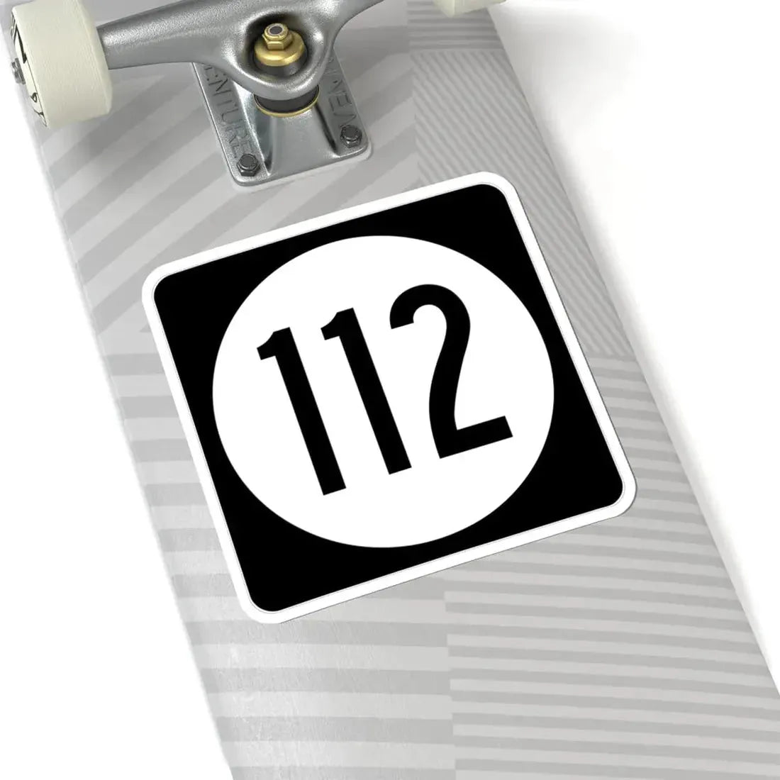 Iowa 112 (Iowa) (Road Sign) STICKER Vinyl Kiss-Cut Decal - The Sticker Space