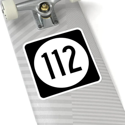 Iowa 112 (Iowa) (Road Sign) STICKER Vinyl Kiss-Cut Decal - The Sticker Space