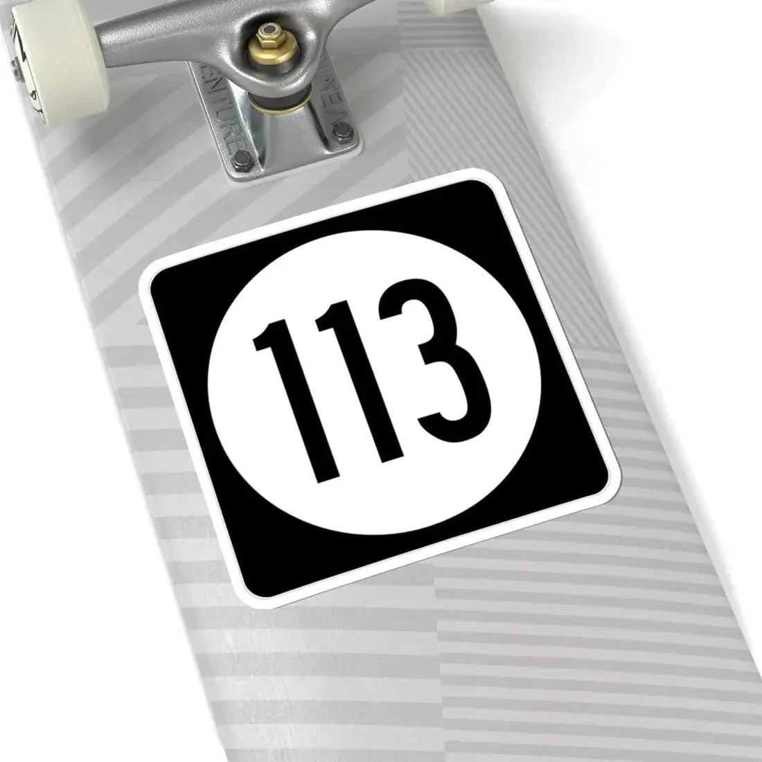 Iowa 113 (Iowa) (Road Sign) STICKER Vinyl Kiss-Cut Decal - The Sticker Space