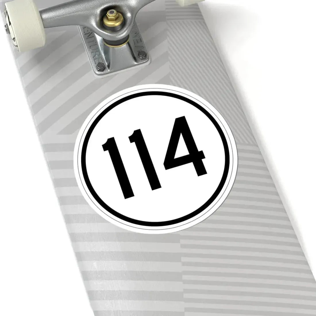 Iowa 114 1950 (Iowa) (Road Sign) STICKER Vinyl Kiss-Cut Decal - The Sticker Space