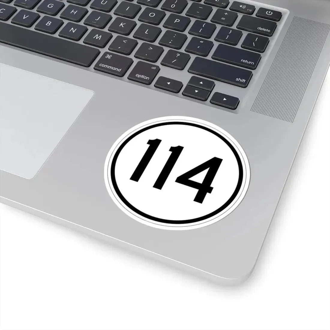 Iowa 114 1950 (Iowa) (Road Sign) STICKER Vinyl Kiss-Cut Decal - The Sticker Space