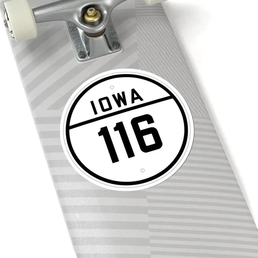 Iowa 116 1926 (Iowa) (Road Sign) STICKER Vinyl Kiss-Cut Decal - The Sticker Space