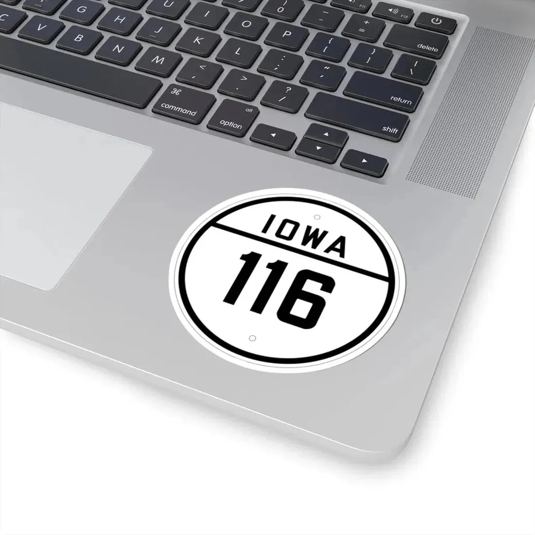 Iowa 116 1926 (Iowa) (Road Sign) STICKER Vinyl Kiss-Cut Decal - The Sticker Space