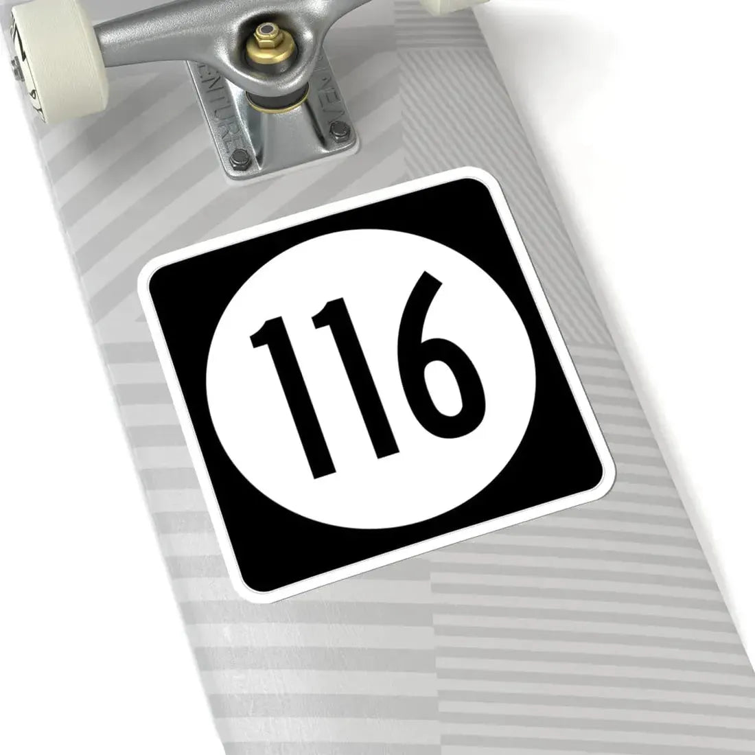 Iowa 116 (Iowa) (Road Sign) STICKER Vinyl Kiss-Cut Decal - The Sticker Space