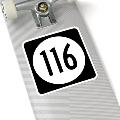 Iowa 116 (Iowa) (Road Sign) STICKER Vinyl Kiss-Cut Decal - The Sticker Space