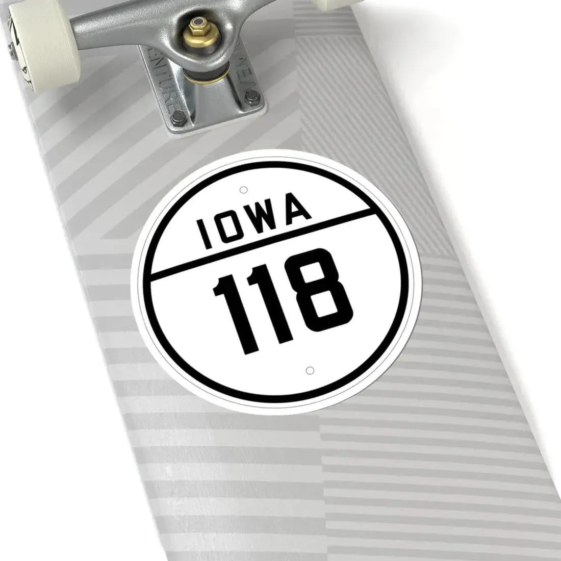 Iowa 118 1926 (Iowa) (Road Sign) STICKER Vinyl Kiss-Cut Decal - The Sticker Space