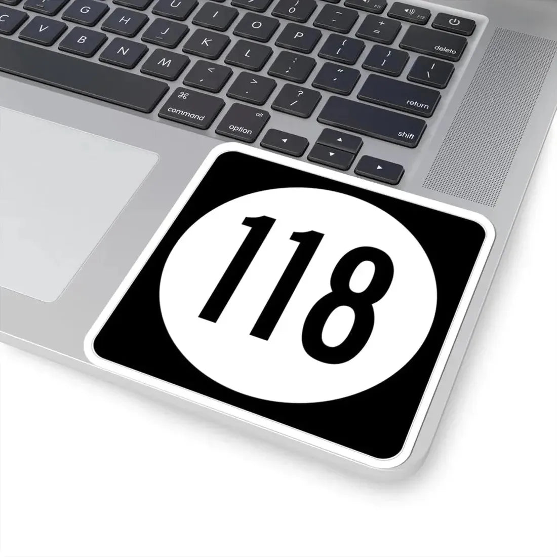 Iowa 118 (Iowa) (Road Sign) STICKER Vinyl Kiss-Cut Decal - The Sticker Space