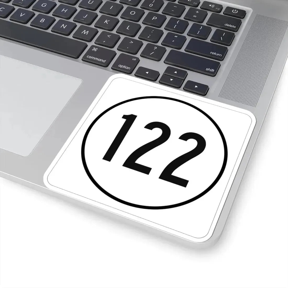 Iowa 122 1948 (Iowa) (Road Sign) STICKER Vinyl Kiss-Cut Decal - The Sticker Space