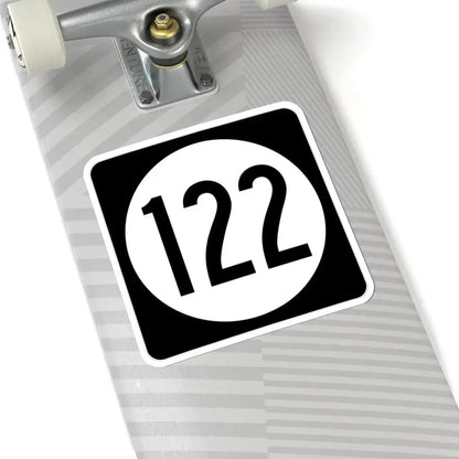 Iowa 122 (Iowa) (Road Sign) STICKER Vinyl Kiss-Cut Decal - The Sticker Space
