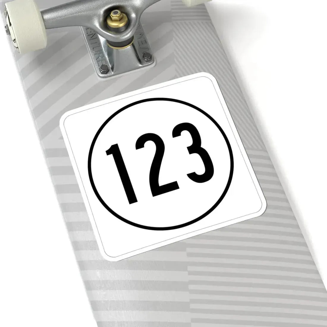 Iowa 123 1948 (Iowa) (Road Sign) STICKER Vinyl Kiss-Cut Decal - The Sticker Space