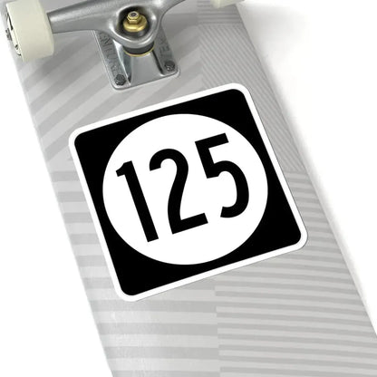 Iowa 125 (Iowa) (Road Sign) STICKER Vinyl Kiss-Cut Decal - The Sticker Space