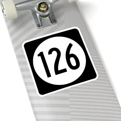Iowa 126 (Iowa) (Road Sign) STICKER Vinyl Kiss-Cut Decal - The Sticker Space