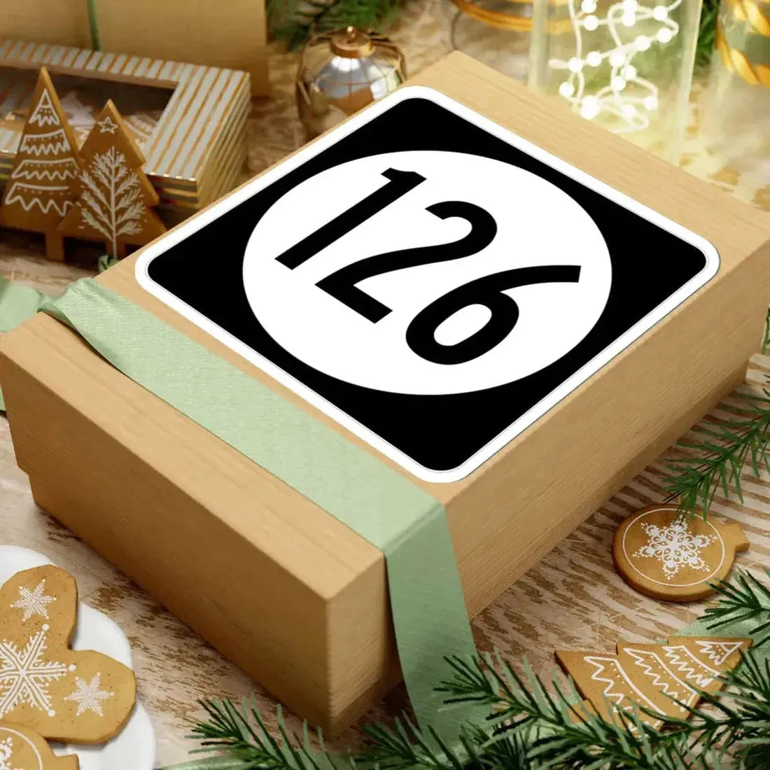 Iowa 126 (Iowa) (Road Sign) STICKER Vinyl Kiss-Cut Decal - The Sticker Space