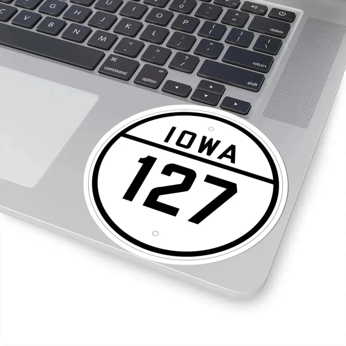 Iowa 127 1926 (Iowa) (Road Sign) STICKER Vinyl Kiss-Cut Decal - The Sticker Space