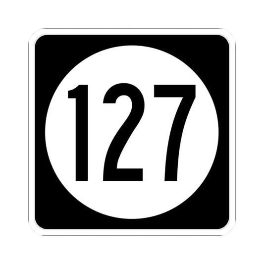 Iowa 127 (Iowa) (Road Sign) STICKER Vinyl Kiss-Cut Decal 2 Inch White - The Sticker Space