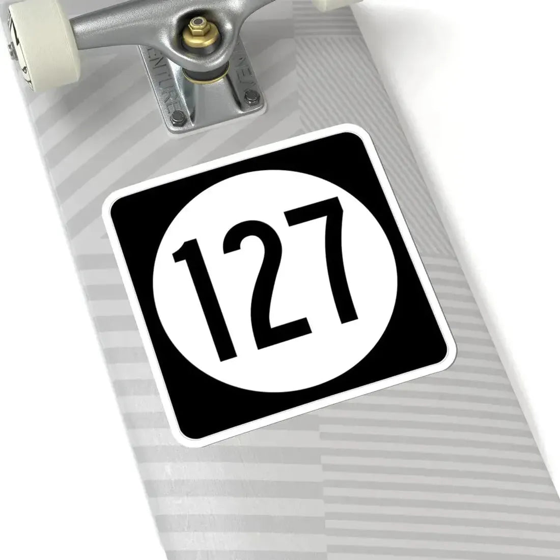 Iowa 127 (Iowa) (Road Sign) STICKER Vinyl Kiss-Cut Decal - The Sticker Space