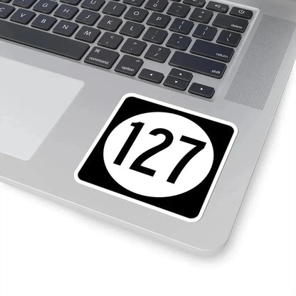 Iowa 127 (Iowa) (Road Sign) STICKER Vinyl Kiss-Cut Decal - The Sticker Space