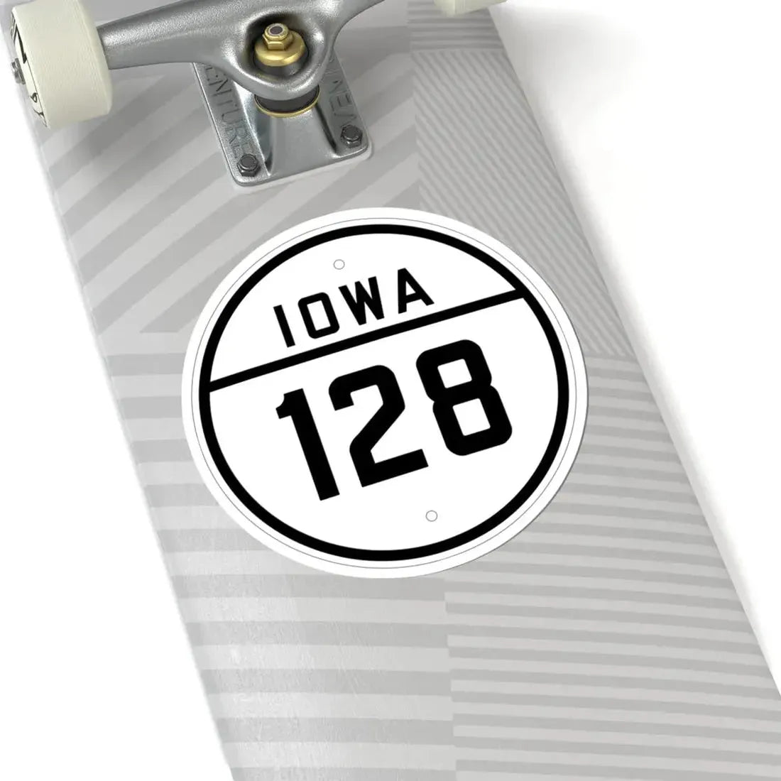 Iowa 128 1926 (Iowa) (Road Sign) STICKER Vinyl Kiss-Cut Decal - The Sticker Space