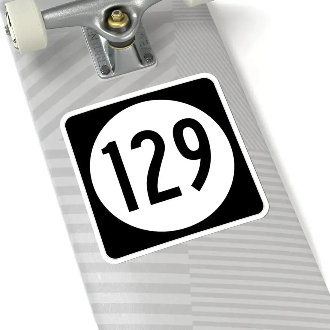 Iowa 129 (Iowa) (Road Sign) STICKER Vinyl Kiss-Cut Decal - The Sticker Space