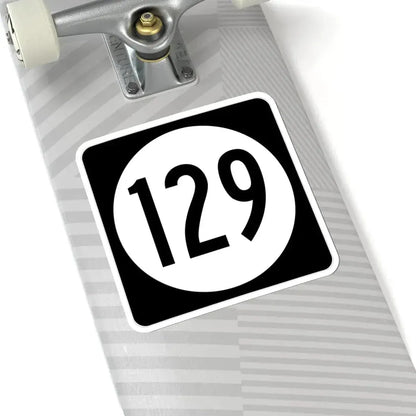 Iowa 129 (Iowa) (Road Sign) STICKER Vinyl Kiss-Cut Decal - The Sticker Space