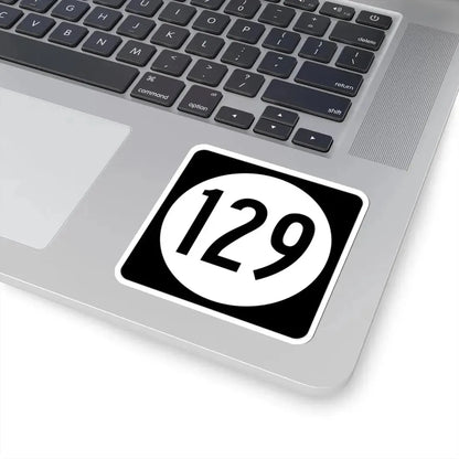 Iowa 129 (Iowa) (Road Sign) STICKER Vinyl Kiss-Cut Decal - The Sticker Space