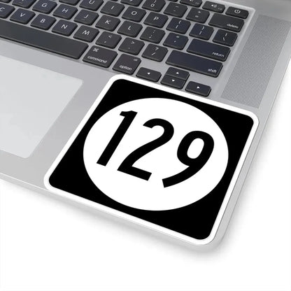 Iowa 129 (Iowa) (Road Sign) STICKER Vinyl Kiss-Cut Decal - The Sticker Space