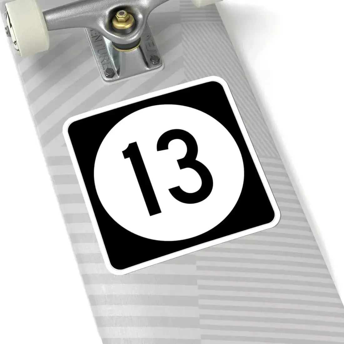 Iowa 13 (Iowa) (Road Sign) STICKER Vinyl Kiss-Cut Decal - The Sticker Space