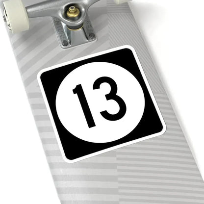 Iowa 13 (Iowa) (Road Sign) STICKER Vinyl Kiss-Cut Decal - The Sticker Space