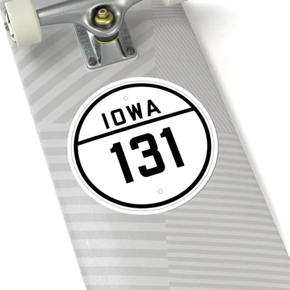 Iowa 131 1926 (Iowa) (Road Sign) STICKER Vinyl Kiss-Cut Decal - The Sticker Space