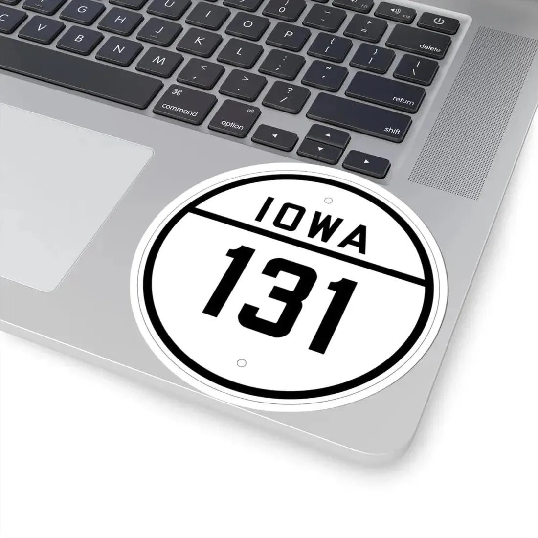Iowa 131 1926 (Iowa) (Road Sign) STICKER Vinyl Kiss-Cut Decal - The Sticker Space