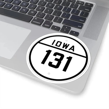 Iowa 131 1926 (Iowa) (Road Sign) STICKER Vinyl Kiss-Cut Decal - The Sticker Space