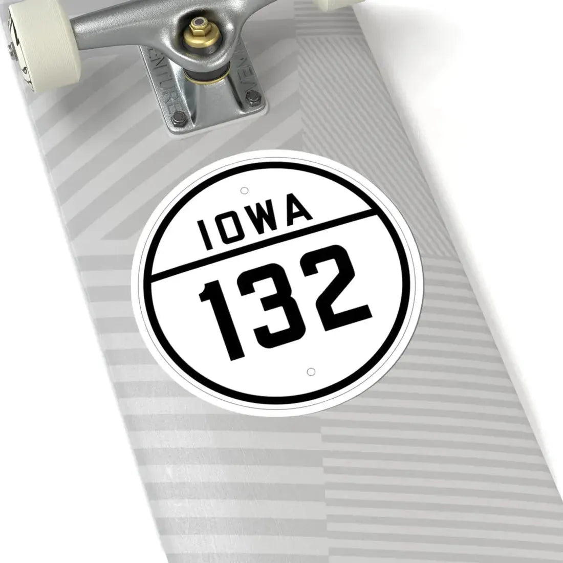 Iowa 132 1926 (Iowa) (Road Sign) STICKER Vinyl Kiss-Cut Decal - The Sticker Space