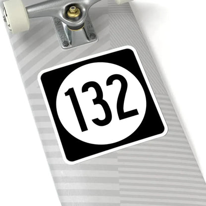 Iowa 132 (Iowa) (Road Sign) STICKER Vinyl Kiss-Cut Decal - The Sticker Space
