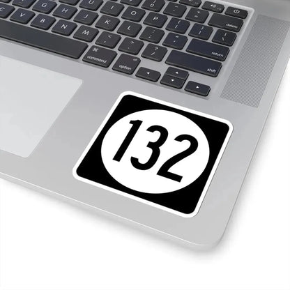 Iowa 132 (Iowa) (Road Sign) STICKER Vinyl Kiss-Cut Decal - The Sticker Space