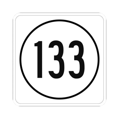 Iowa 133 1948 (Iowa) (Road Sign) STICKER Vinyl Kiss-Cut Decal 2 Inch White - The Sticker Space