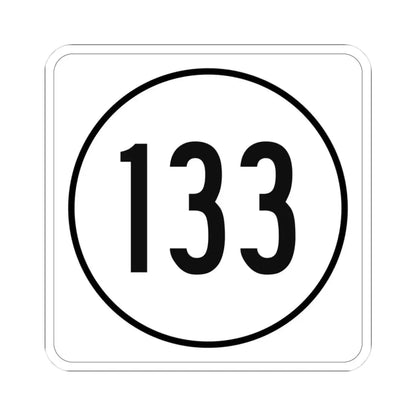 Iowa 133 1948 (Iowa) (Road Sign) STICKER Vinyl Kiss-Cut Decal 3 Inch White - The Sticker Space