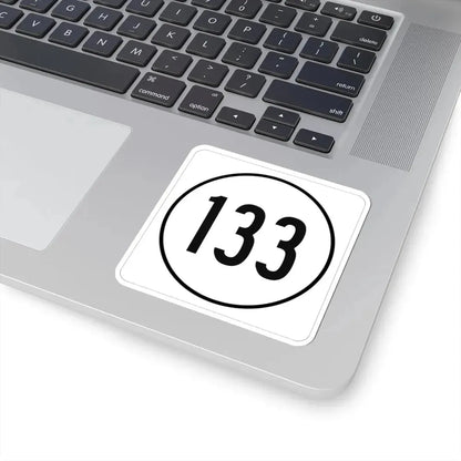 Iowa 133 1948 (Iowa) (Road Sign) STICKER Vinyl Kiss-Cut Decal - The Sticker Space