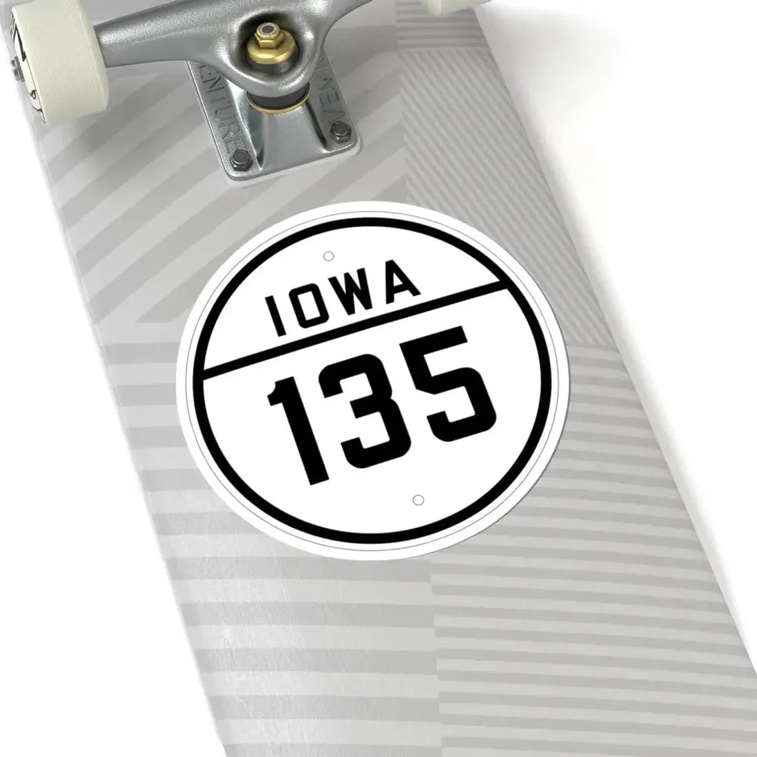 Iowa 135 1926 (Iowa) (Road Sign) STICKER Vinyl Kiss-Cut Decal - The Sticker Space